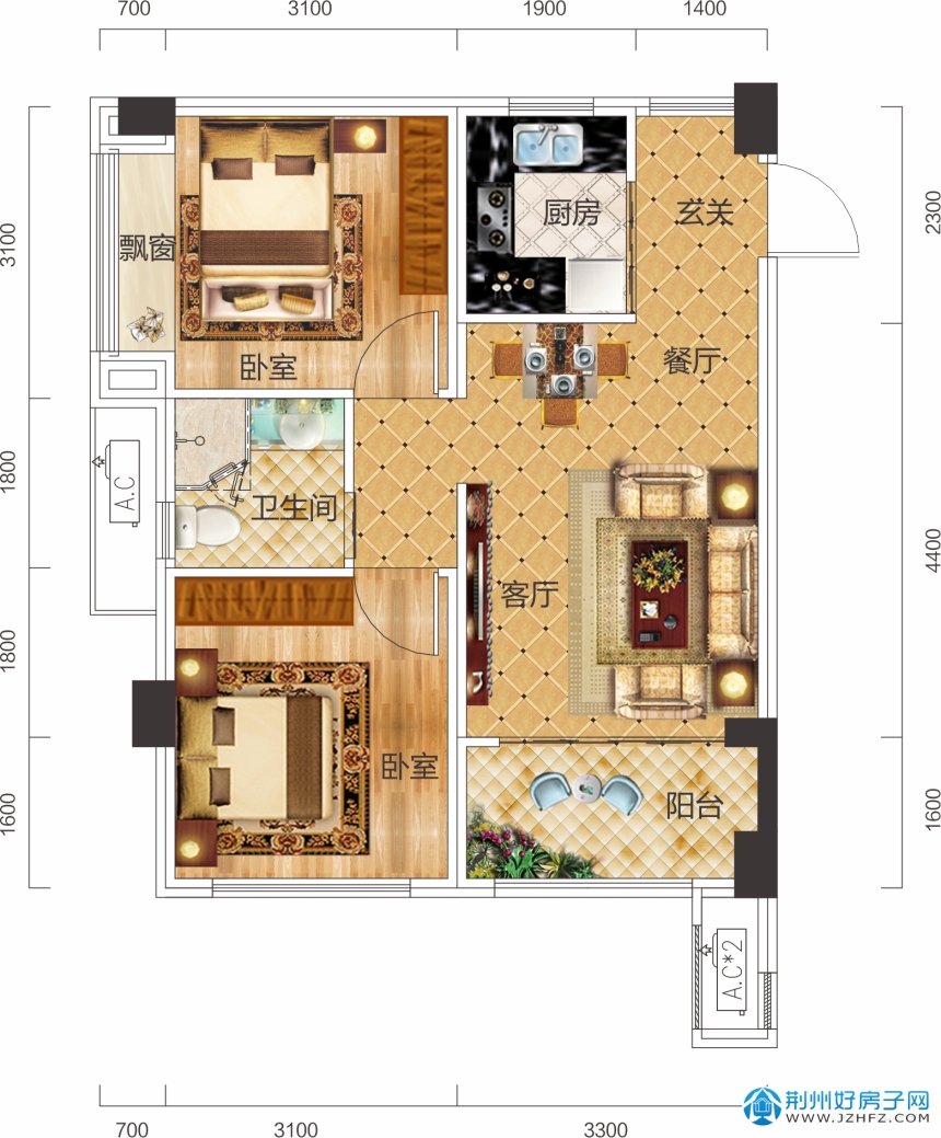 更新了户型图